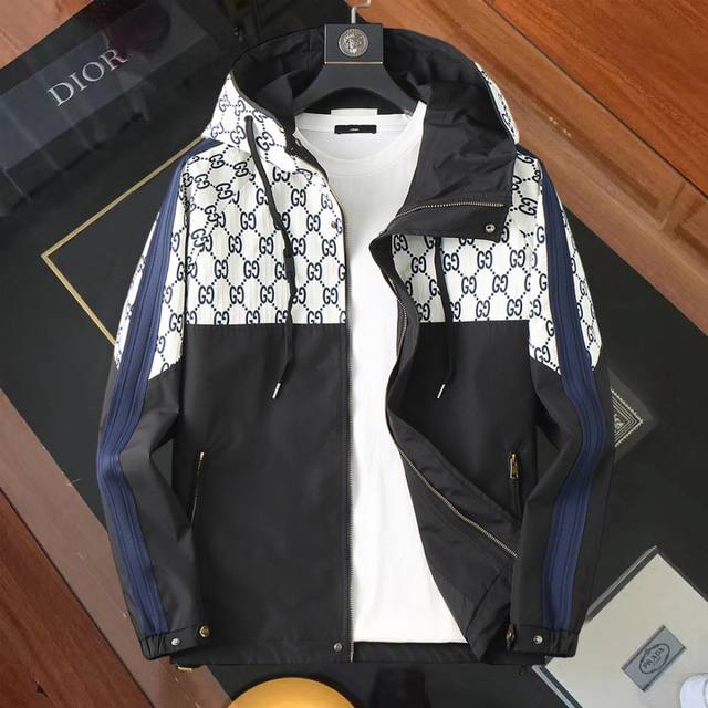 Same style as Gucci official website! 2025 Spring/Autumn new men's denim jacket