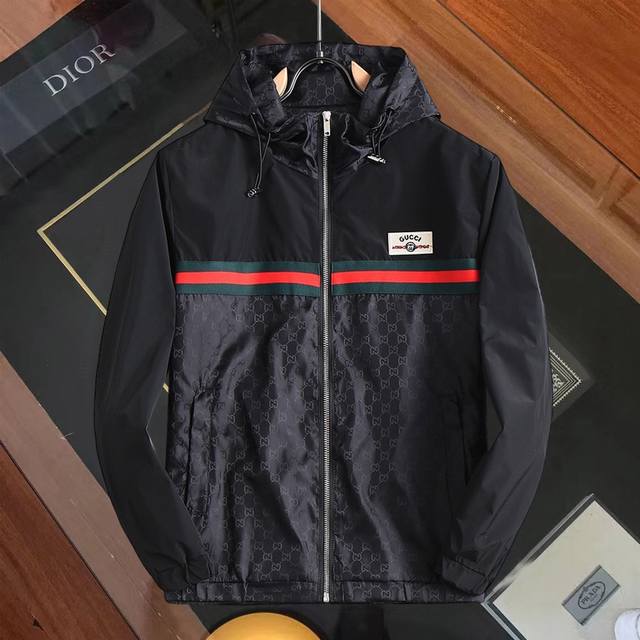 Same style as Gucci official website! 2025 Spring/Autumn new men's jacket, orig