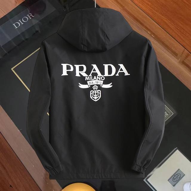 Same style as Prada official website! 2025 Spring/Autumn new men's jacket, orig