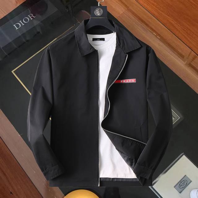 Same style as Prada official website! 2025 Spring/Autumn new men's jacket, orig