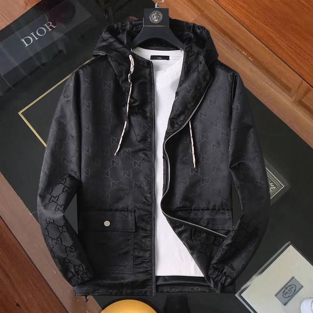 Same style as Gucci official website! 2025 Spring/Autumn new men's jacket, orig