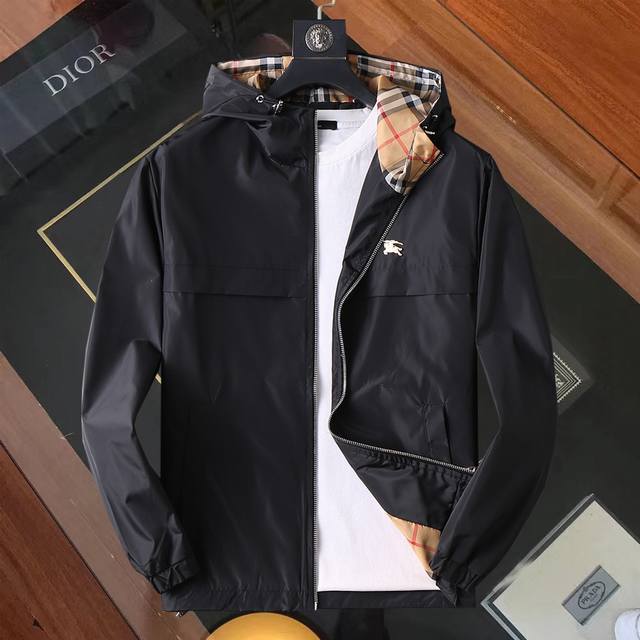 Same style as Burberry official website! 2025 Spring/Autumn new men's jacket, o