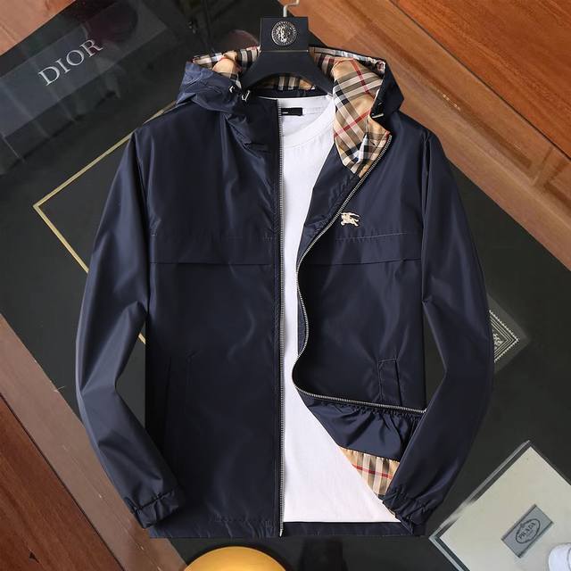 Same style as Burberry official website! 2025 Spring/Autumn new men's jacket, o
