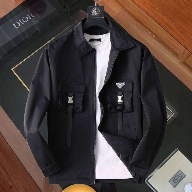 Same style as Prada official website! 2025 Spring/Autumn new men's jacket, orig