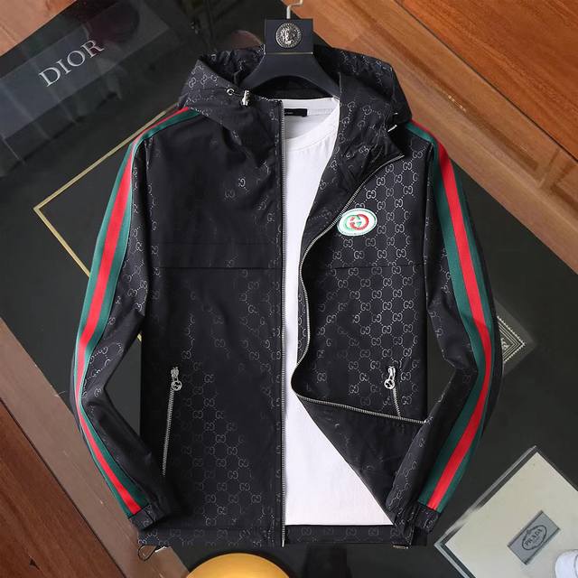Same style as Gucci official website! 2025 Spring/Autumn new men's jacket, orig