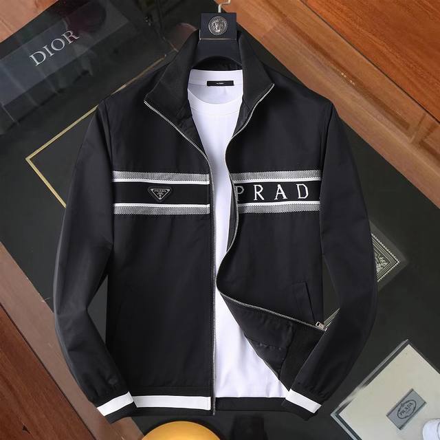 Same style as Prada official website! 2025 Spring/Autumn new men's jacket, orig
