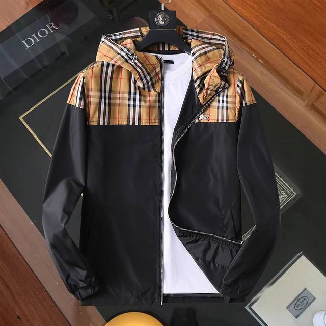 Same style as Burberry official website! 2025 Spring/Autumn new men's jacket, o