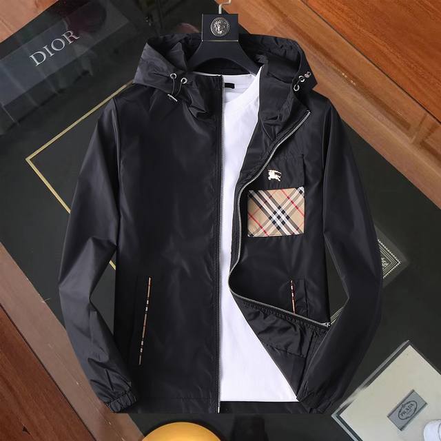 Same style as Burberry official website! 2025 Spring/Autumn new men's jacket, o
