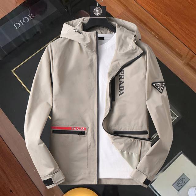 Same style as Prada official website! 2025 Spring/Autumn new men's jacket, orig