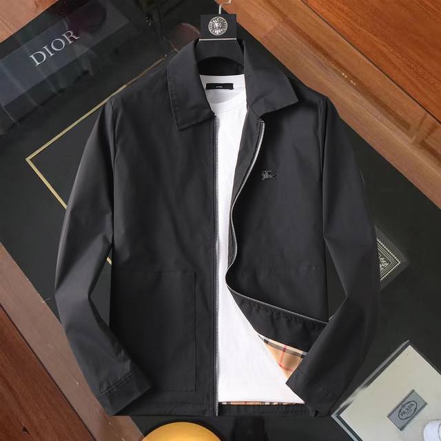 Same style as Burberry official website! 2025 Spring/Autumn new men's jacket, o