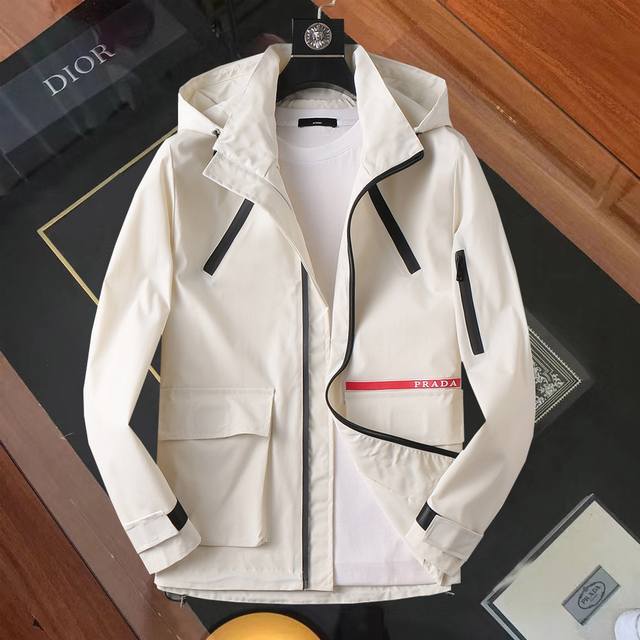 Same style as Prada official website! 2025 Spring/Autumn new men's jacket, orig