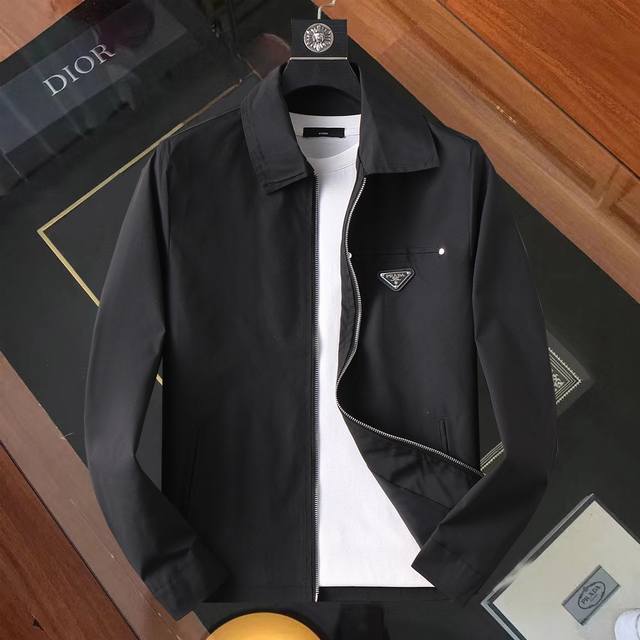 Same style as Prada official website! 2025 Spring/Autumn new men's jacket, orig