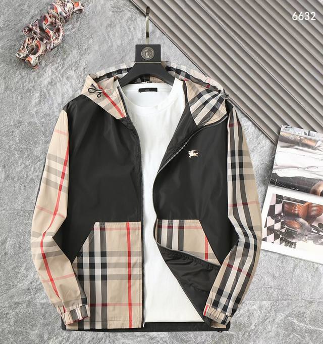 Burberry High-Quality 2025 Spring/Autumn New Arrival Jacket. A runway new arriv