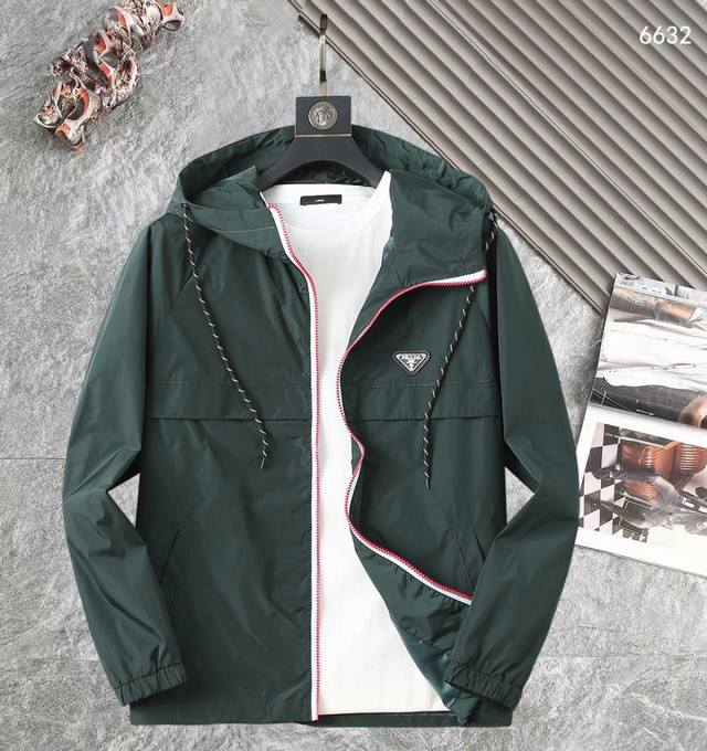 Prada High-Quality 2025 Spring/Autumn New Jacket, runway new product in perfect