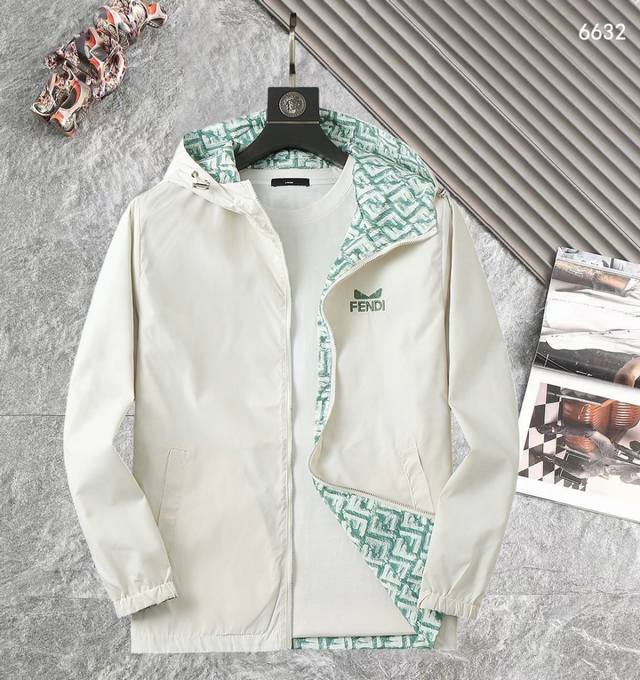 Fendi High-Quality 2025 Spring/Autumn New Arrival Jacket. A runway new product