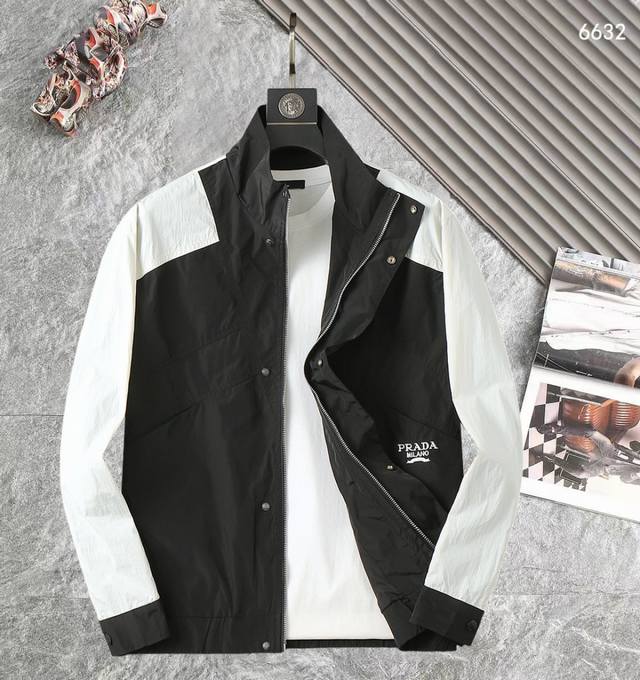 Prada High-Quality 2025 Spring/Autumn New Jacket, runway new product in perfect