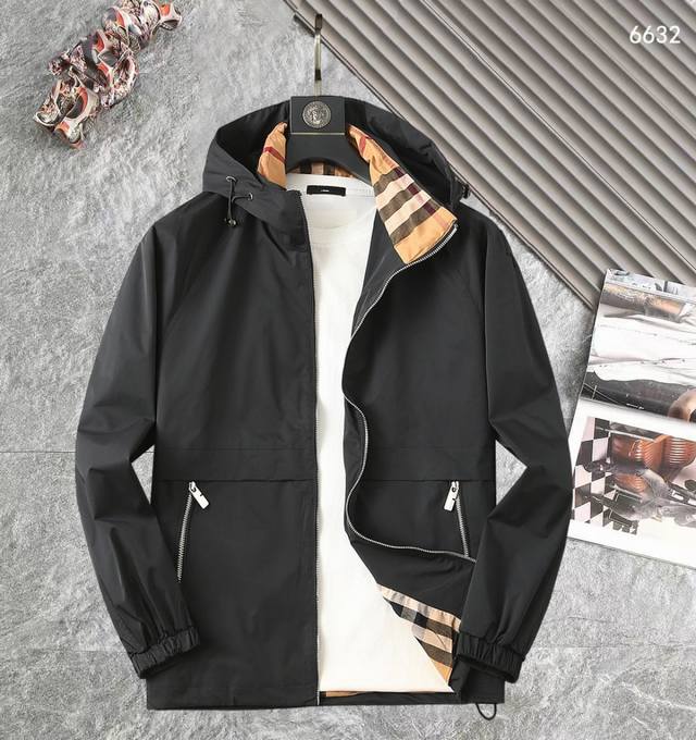 Burberry High-Quality 2025 Spring/Autumn New Arrival Jacket. A runway new arriv