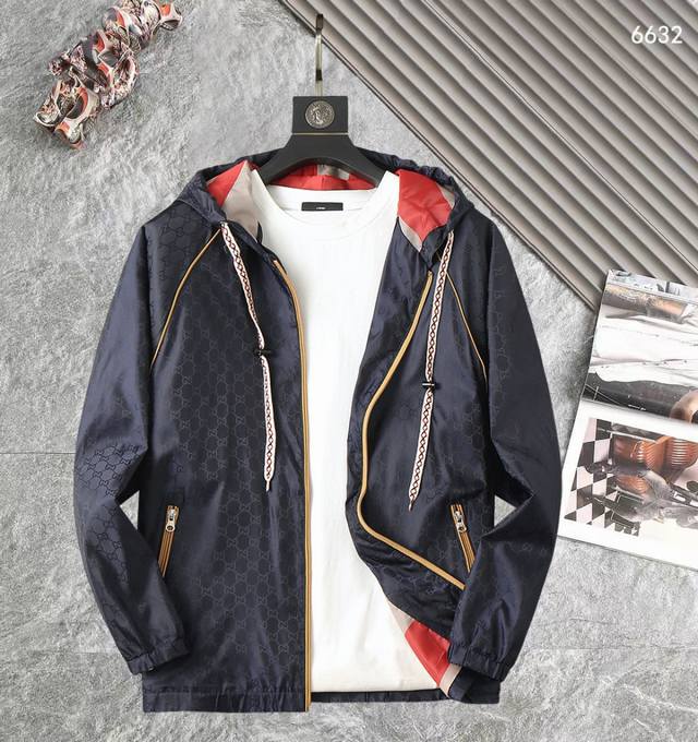 Gucci high-quality 2025 Spring/Autumn new style jacket, runway new product in p