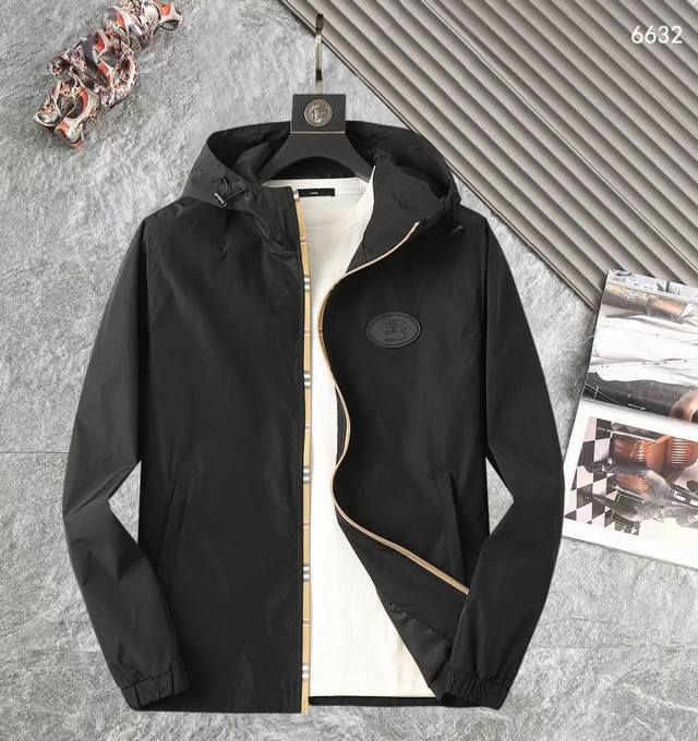 Burberry High-Quality 2025 Spring/Autumn New Arrival Jacket. A runway new arriv