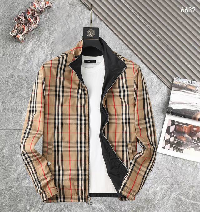 Burberry High-Quality 2025 Spring/Autumn New Arrival Jacket. A runway new arriv