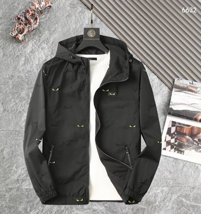 Fendi High-Quality 2025 Spring/Autumn New Arrival Jacket. A runway new product