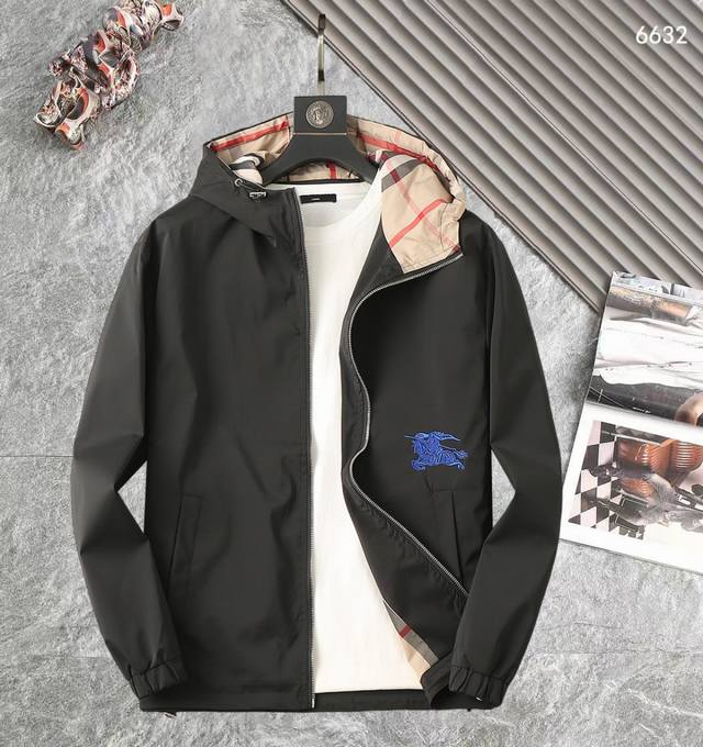 Burberry High-Quality 2025 Spring/Autumn New Arrival Jacket. A runway new arriv