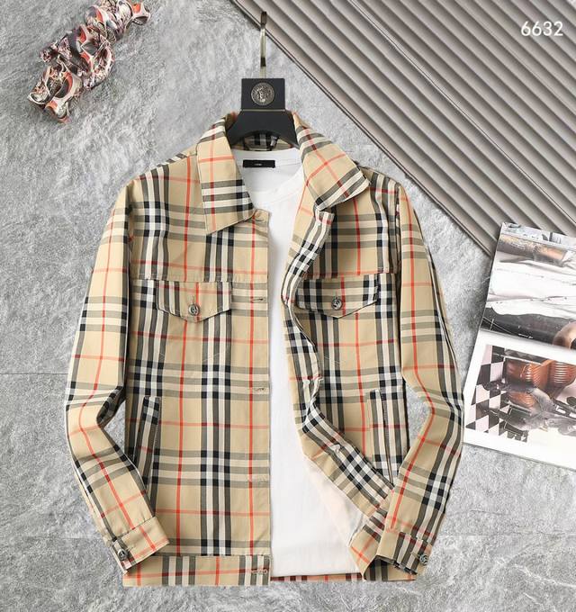 Burberry High-Quality 2025 Spring/Autumn New Arrival Jacket. A runway new arriv