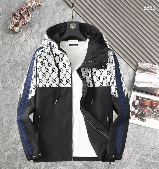 Gucci high-quality 2025 Spring/Autumn new style jacket, runway new product in p