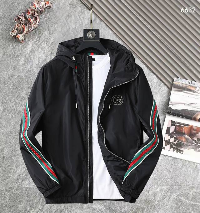 Gucci high-quality 2025 Spring/Autumn new style jacket, runway new product in p