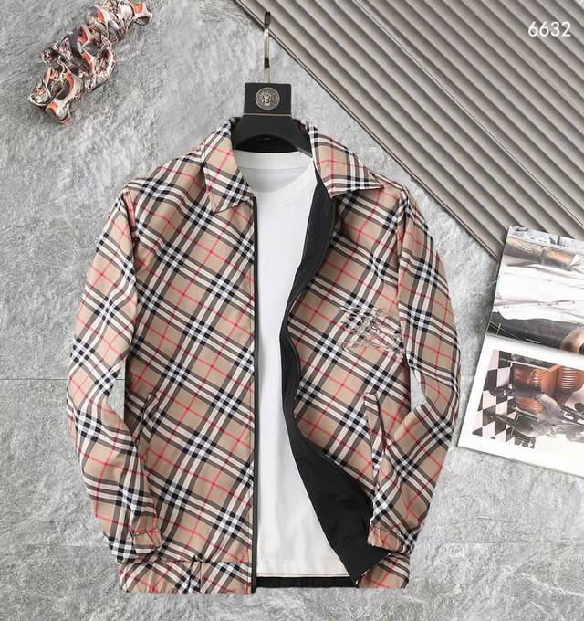 Burberry High-Quality 2025 Spring/Autumn New Arrival Jacket. A runway new arriv