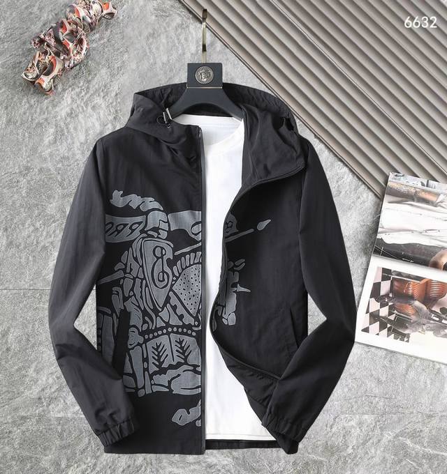 Burberry High-Quality 2025 Spring/Autumn New Arrival Jacket. A runway new arriv