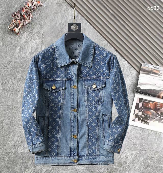 Louis Vuitton LV High-quality 2025 Spring/Autumn New Denim Jacket, runway new p
