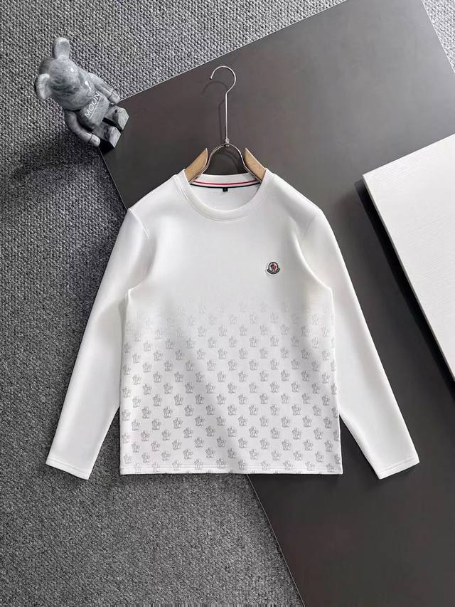 Moncler 2025 Autumn/Winter New Fashion Casual Long-Sleeve T-Shirt, made from se