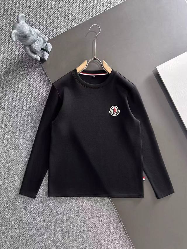 Moncler 2025 Autumn/Winter New Fashion Casual Long-Sleeve T-Shirt, made from se