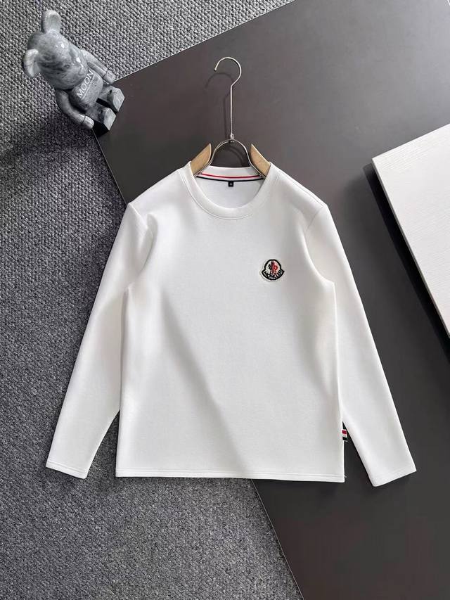 Moncler 2025 Autumn/Winter New Fashion Casual Long-Sleeve T-Shirt, made from se