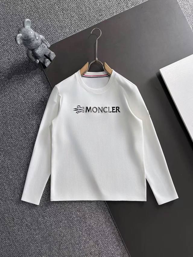 Moncler 2025 Autumn/Winter New Fashion Casual Long-Sleeve T-Shirt, made from se