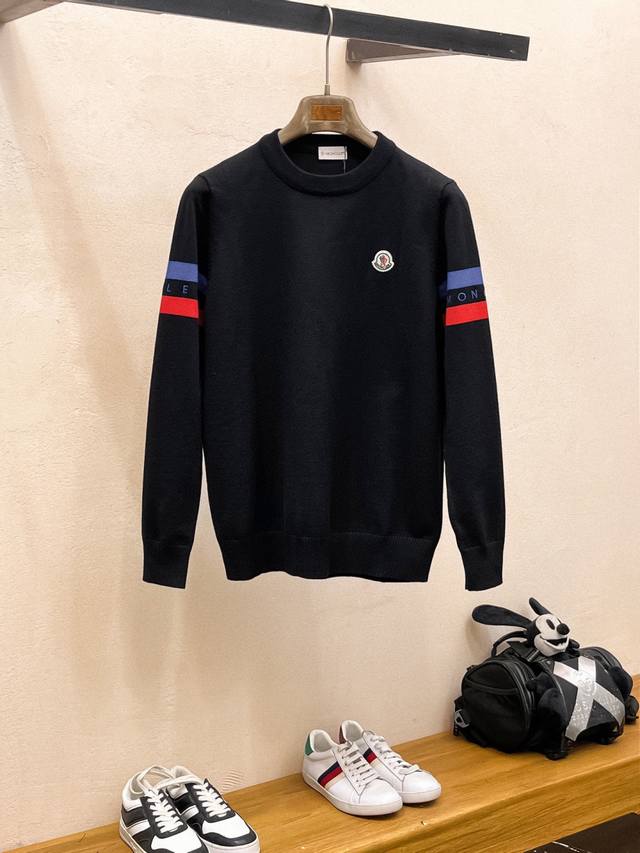 Moncler Autumn/Winter Classic Collared Wool Sweater, Excellent Condition!!! Wool