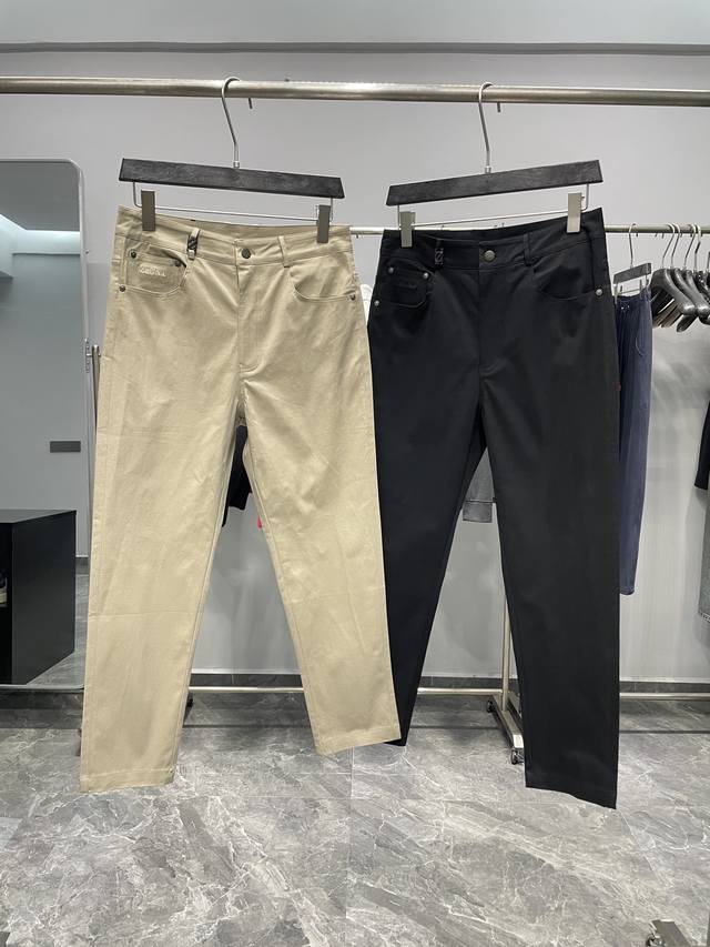 Ez25Fw Autumn/Winter New High-Density Twill Cotton Straight-Leg Casual Pants, Me