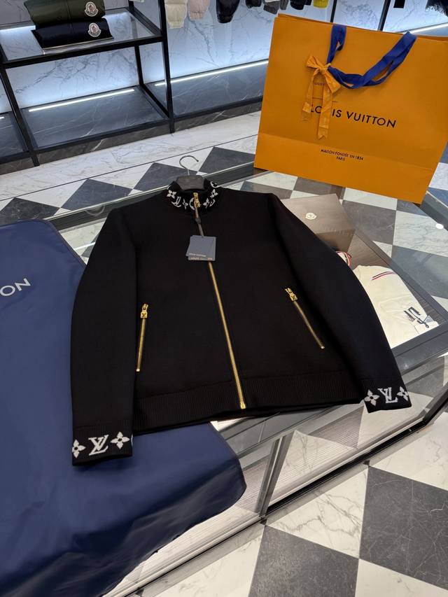 Top-tier version. Welcome to compare. Louis Vuitton LV wool blend knit down jac