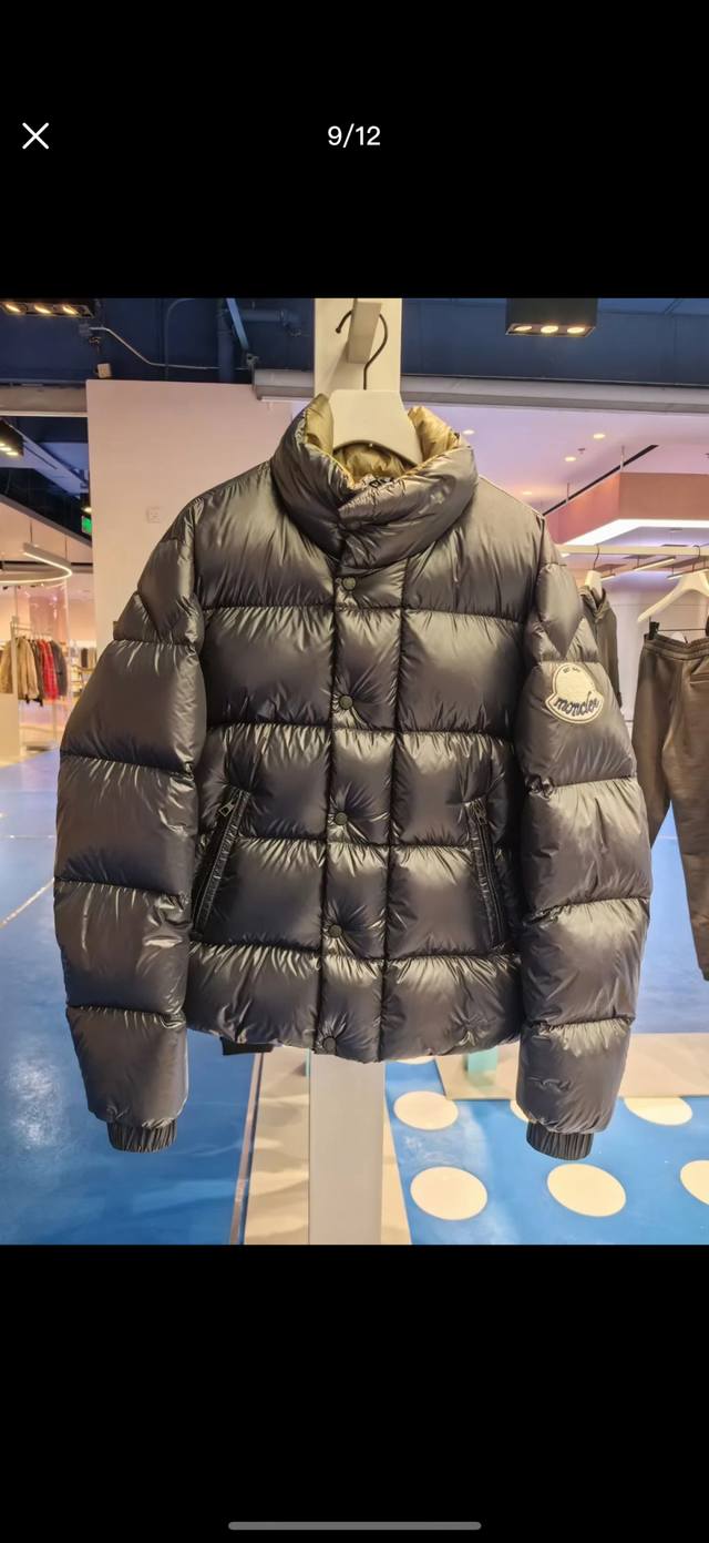 Moncler Tripiti Men's Short Down Jacket. Actual photos from the store for refere