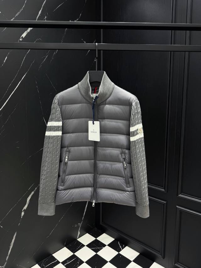 2025 Autumn/Winter New Down Jacket with Knitwear, Original 1:1 Custom Made, All