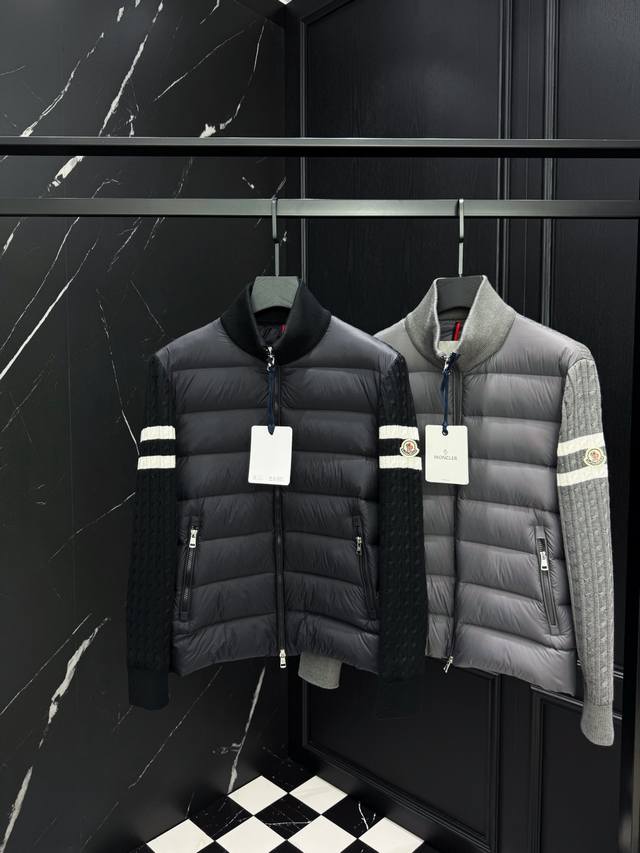 2025 Autumn/Winter New Down Jacket with Knitwear, Original 1:1 Custom Made, All