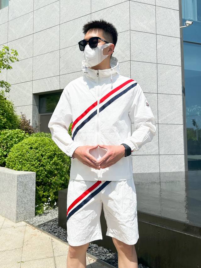 Moncler 2025 Summer Sun Protection Clothing and Shorts Set, a luxurious high-en