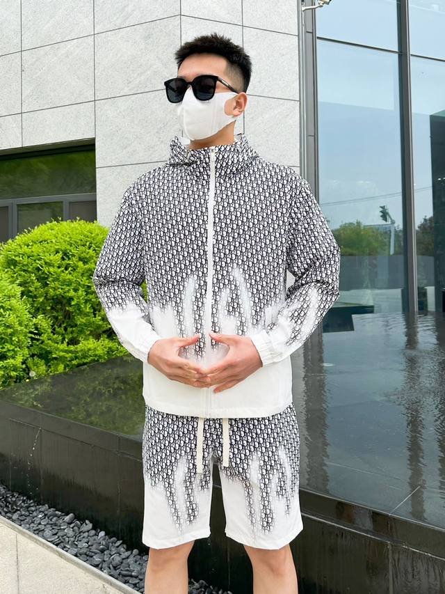 Dior 2025 Summer Sun Protection Shorts Set, a luxurious haute couture piece tha