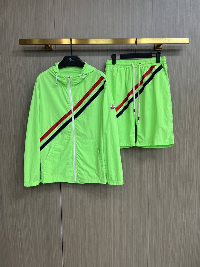 Moncler 2025 Summer Sun Protection Clothing and Shorts Set, luxurious and high-