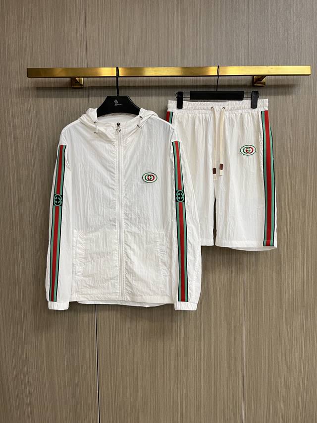 Gucci 2025 Summer Sun Protection Clothing and Shorts Set, Synchronized with Ove