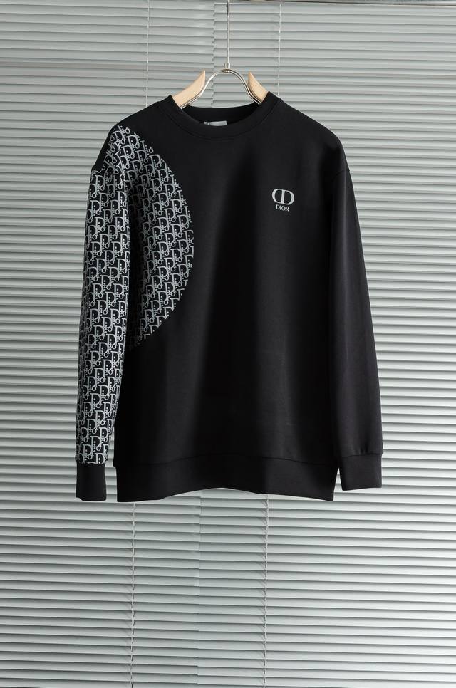New# Di#Or Dior 2025Fw Crew Neck Long Sleeve Men's Pullover Sweatshirt# The text