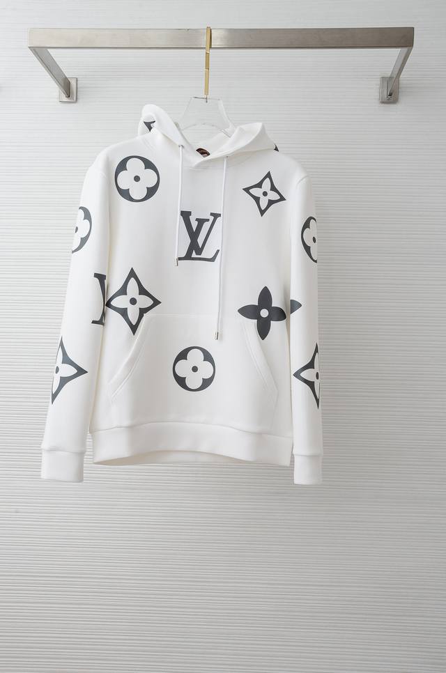 Lv 2025Fw Autumn/Winter New Arrival Hooded Sweatshirt# The texture is sturdy and