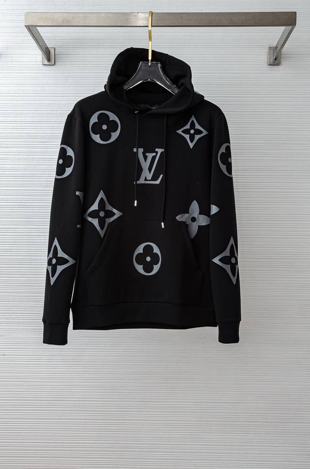 Lv 2025Fw Autumn/Winter New Arrival Hooded Sweatshirt# The texture is sturdy and