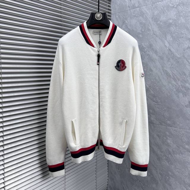 Moncler 2025 Autumn/Winter Men's Cardigan Jacket, custom-dyed and dyed with woo